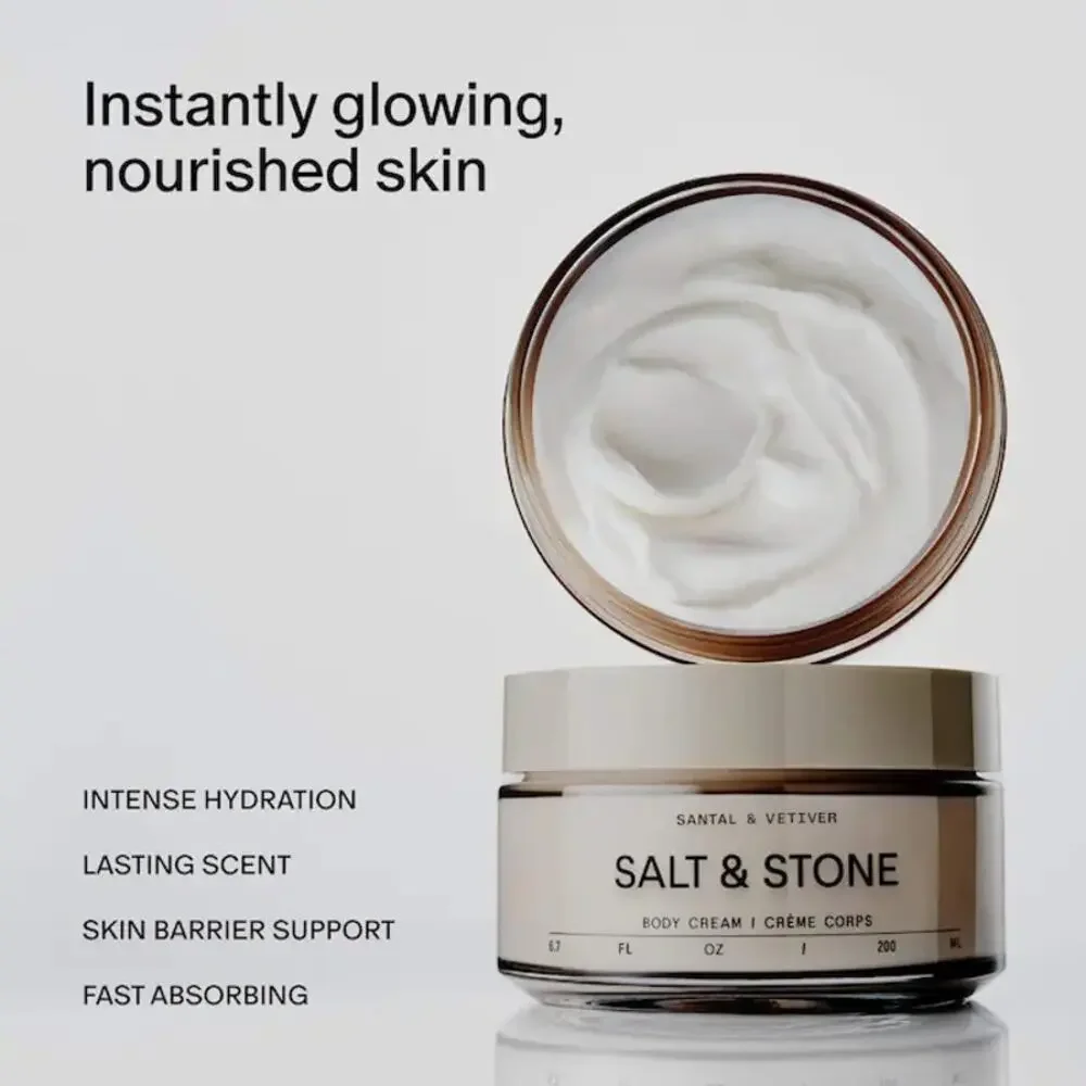 Salt & Stone Santal & Vetiver Body Cream - New
